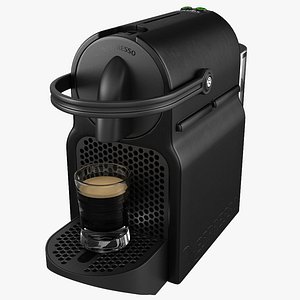 Nescafe Coffee Machine with Capsule Holder Black 3D - TurboSquid 2022310