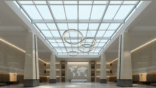 modelo 3d Modern Hall 18 - TurboSquid 2090233