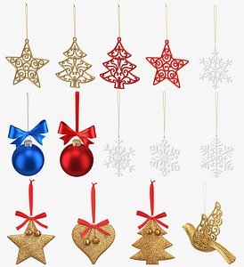 Ornament Pendants Collection 3D model