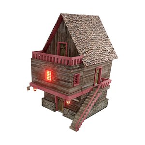 3D Old House 01
