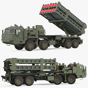 Vityaz S 350E 50R6 Missile Launcher Rigged
