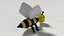 3D bee toy model