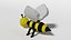 3D bee toy model