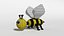 3D bee toy model