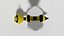 3D bee toy model