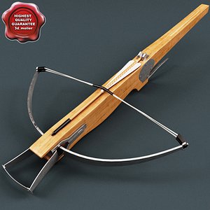 medieval crossbow 3d max