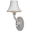 Antique Classic brass sconce Wall lamp with fabric shade 3D model