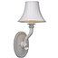 Antique Classic brass sconce Wall lamp with fabric shade 3D model