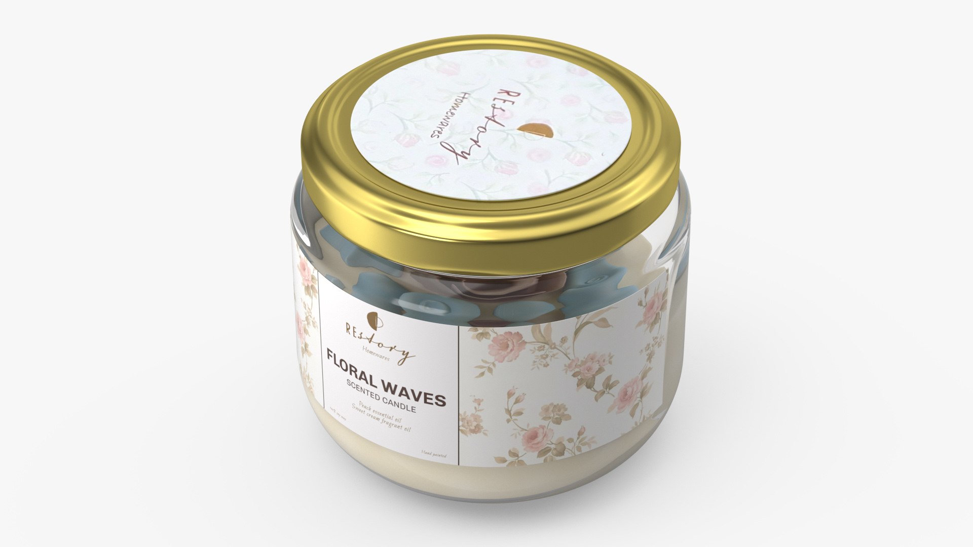 Jar Candle ReStory 3D model preview
