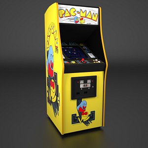 Pac-Man Arcade Low Poly