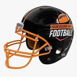 Customizable American Football Helmet