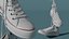 Zapatillas Converse All Star blancas colgadas de una cuerda
