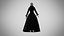 Vestido 30 Obsidian Bloom Velvet