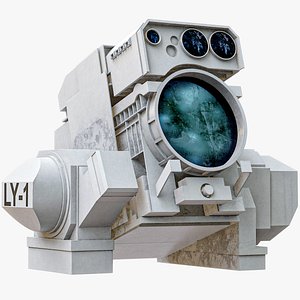 3D Rigged LY-1 Laser Weapon System PBR