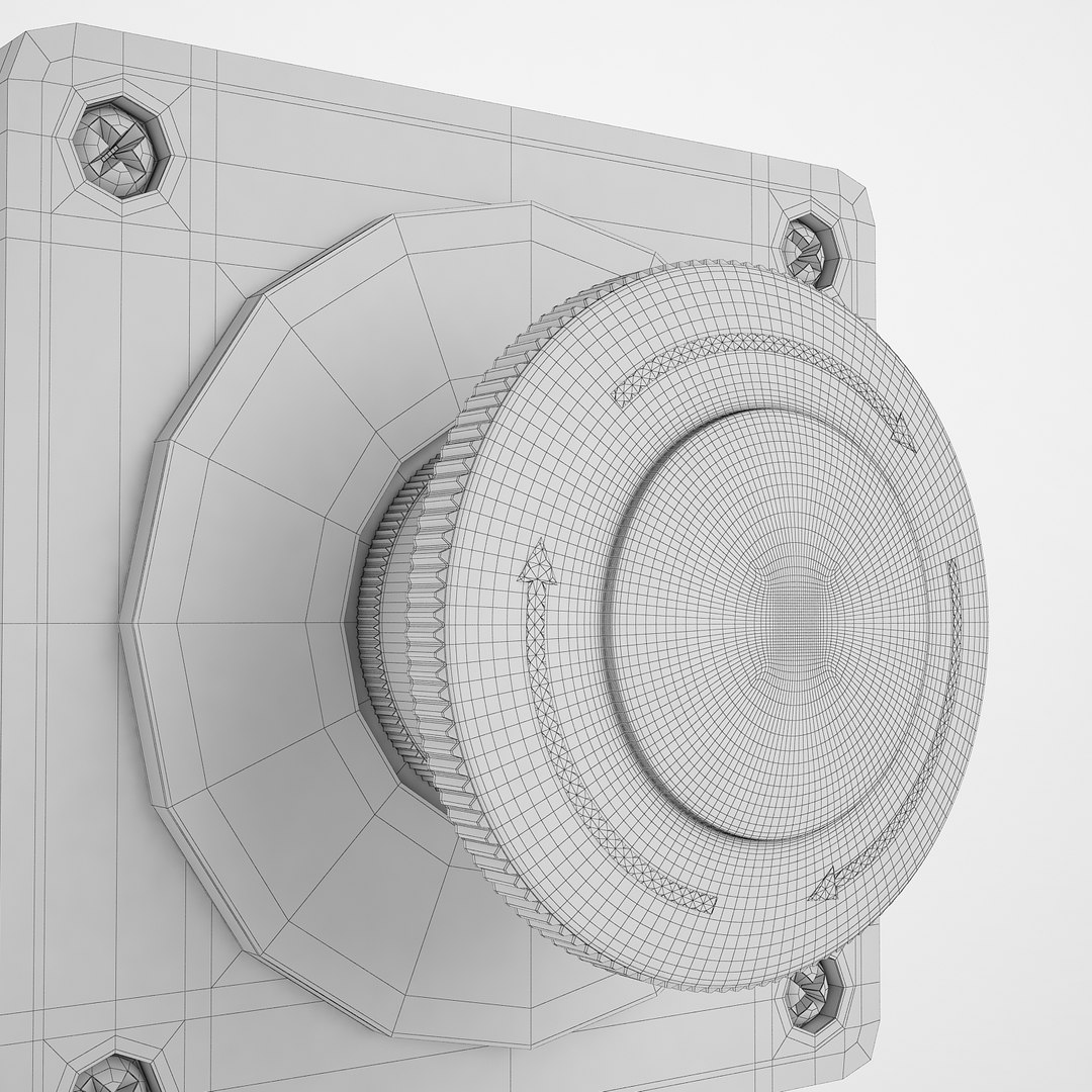 Emergency stop button 3D - TurboSquid 1267392