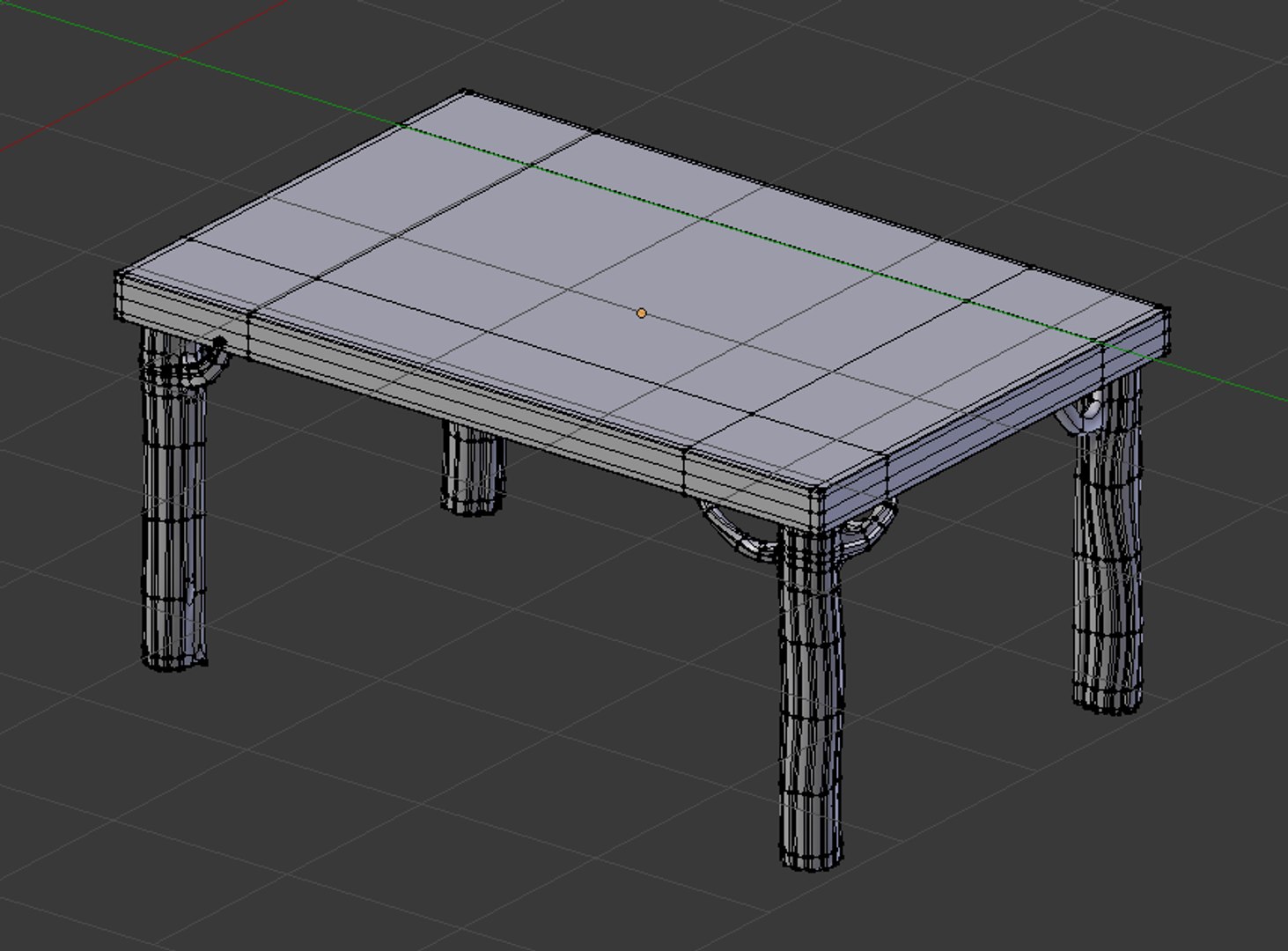 Cartoon Table Set 3D Model - TurboSquid 1417687