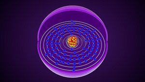 Fermium Chemical Element 3D model