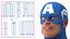Captain America Cartoon Head Rigged