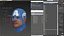 Captain America Cartoon Head Rigged