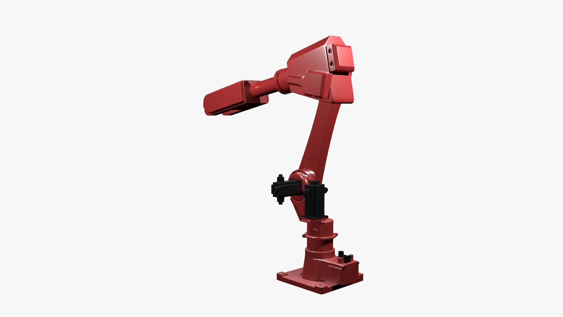 Free 3D Mechanical industrial robotic arm free