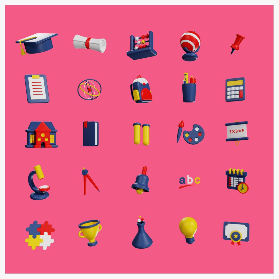 25 3D Educational Icon 3D model https://p.turbosquid.com/ts-thumb/5a/wVQEX2/ir/11/png/1713484310/1920x1080/fit_q87/fb22625d2961baa4b42e1f8ba24286936e6da045/11.jpg