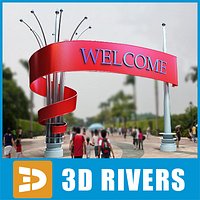 Park entrance by 3DRivers