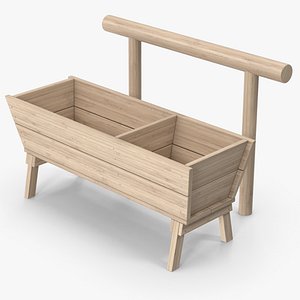 Wooden Animal Feeder model