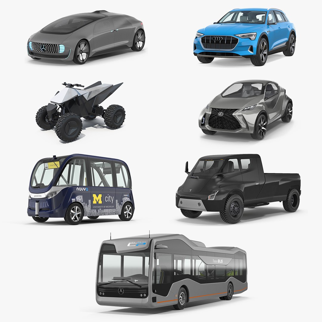 Concept Cars Collection 2 3D model preview