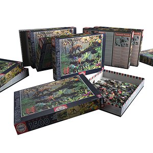 Puzzle Box Jungle Life 3D
