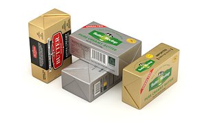 Butter pack 3D model