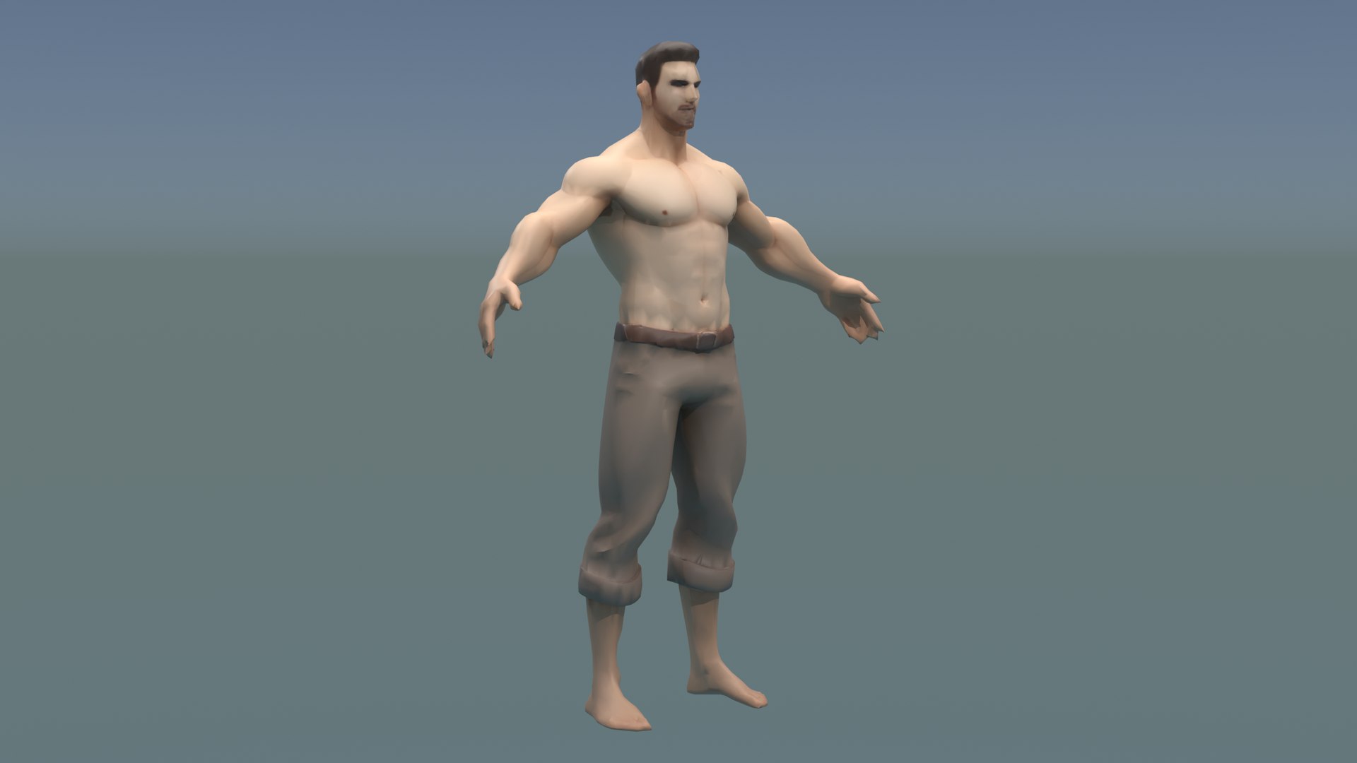 3D Model Low Poly Human Character Rigged And Animated - TurboSquid 2411636