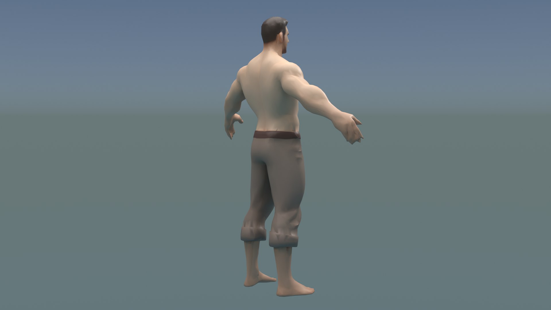 3D Model Low Poly Human Character Rigged And Animated - TurboSquid 2411636