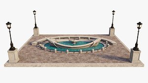 3D Fontain della Barcaccia