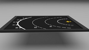 3D model Traffic collision avoidance system