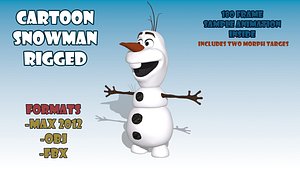 Olaf frozen 3D model - TurboSquid 1320745