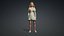 Realistic Beautiful Woman 3D Character