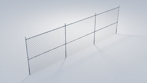 Clean and Rusty Chain Link Fence