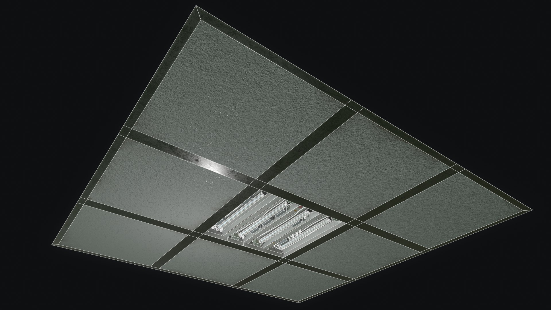 3D Modular Ceiling Lamp - TurboSquid 1406697