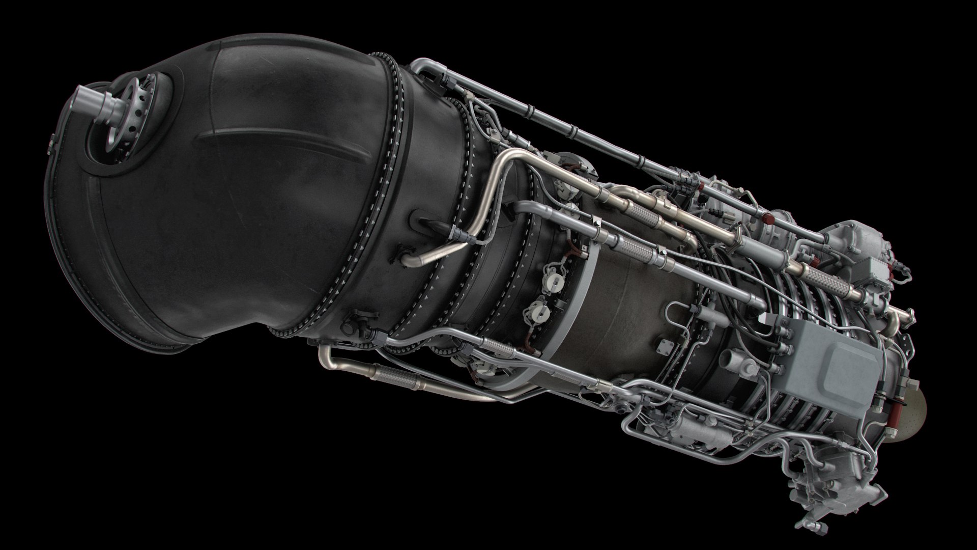 3D Klimov TV3-117 Turbo Engine Model - TurboSquid 1889212