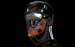 portrait moto robot 3D model