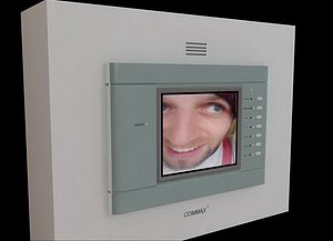 3d model door video phone cav-500