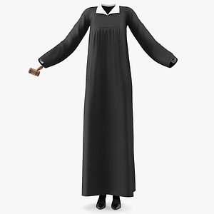 Judicial Robe with Gavel