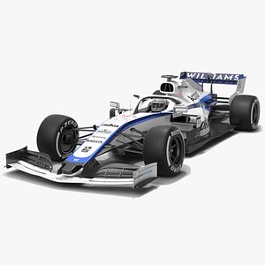 3D williams f1 racing fw43