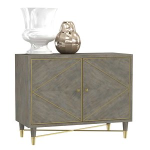 3D cabinet hooker furniture living room
