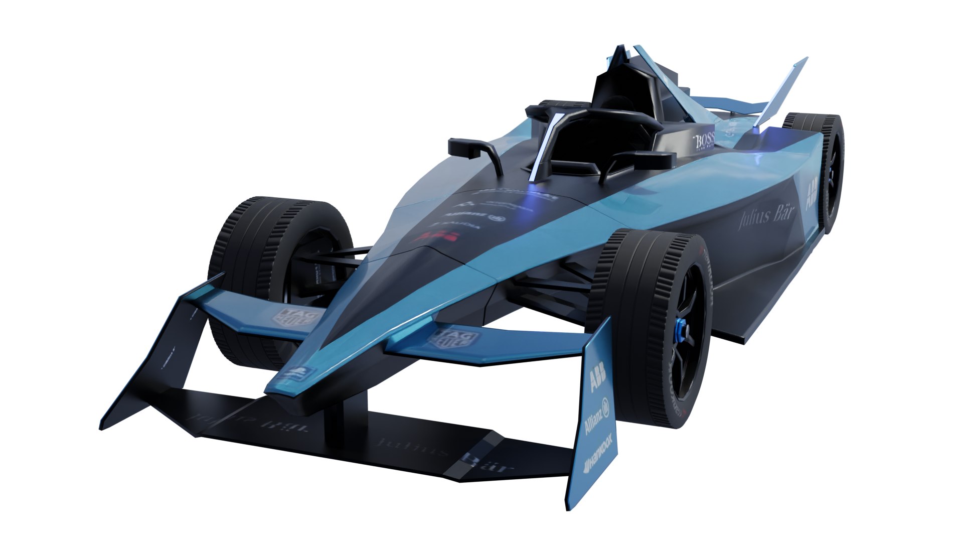 Formula 1 car 3D model - TurboSquid 2069297