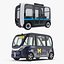 self driving buses bus 3D model