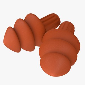 3d model soft foam ear plugs