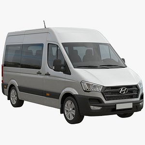 3D Hyundai H350 Minibus L2H2 model