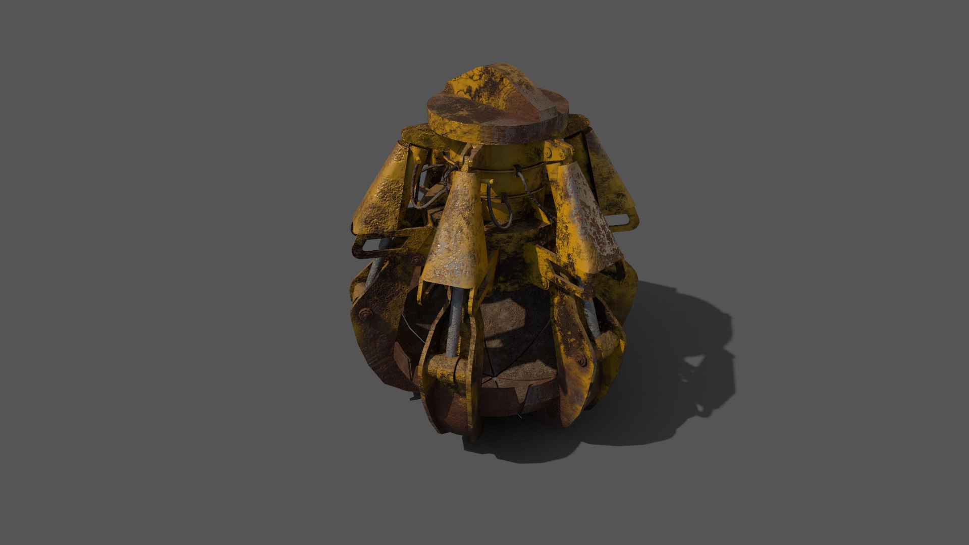 Clamshell Bucket 3D Model - TurboSquid 2247840
