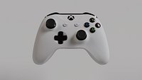 Xbox one controller 3d model